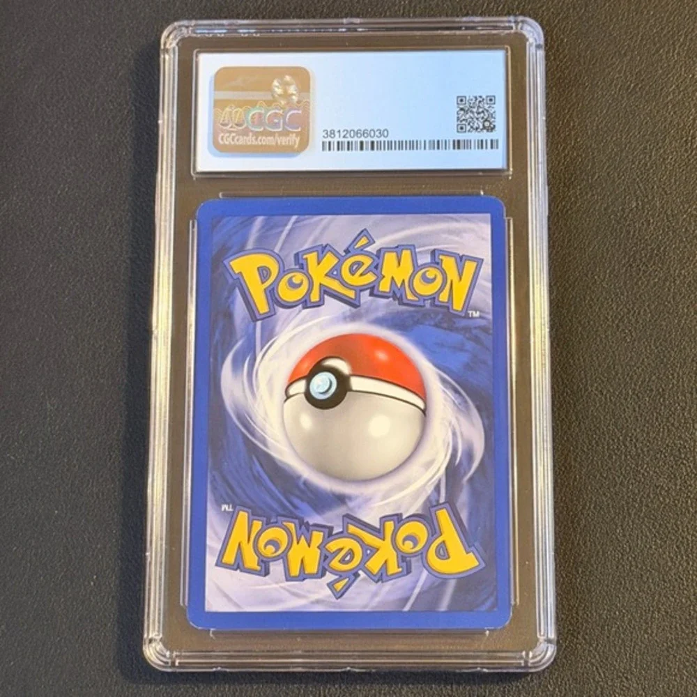 Pokemon Erika's Tangela 1st Ed. 79/62 CGC 8 Blue Label TCG 1999 Gym Heroes WotC